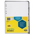 Marbig 37320F Dividers 5 Tab A4 Manilla White Bulk Pack of 20 Sets