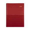 Diary Vanessa 385V15 A5 Week to a View PVC Red 2025