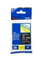 Brother TZE315 PTouch Tape White on Black 6mm