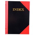 Cumberland 43129 Red  Black Notebook Gloss A6 100 Leaf AZ Indexed
