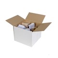 Cumberland 7101A Shipping Box White 230W x 230D x 180Hmm