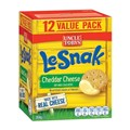 Uncle Tobys Le Snak Cheddar Cheese Dip and Crackers Box 12