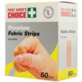 First Aiders Choice 69035 Premium Fabric Strips Extra Wide Pack 50