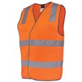 TSCO Safety Vest 6DNSVOC HiVis Day and Night User Orange Large