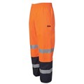 TSCO 6DPRPONDX HiVis Day and Night Premium Rain Pant OrangeNavy Extra Large