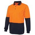 TSCO HiVis 3813ONL Two Tone Cool Breathe Polo Shirt Long Sleeve Large Orange