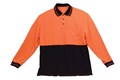 TSCO HiVis 3813ONXL Two Tone Cool Breathe Polo Shirt Long Sleeve Extra Large Orange