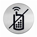 Durable Sign Pictogram 491723 No Mobiles 83mm Each