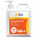 Cancer Council CCEDY030 Everyday SPF50 Sunscreen 1L