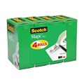 Scotch 810 Magic Tape 19mm x 25m Pack 4