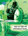 Zions Sign On Sign Off Attendance Book