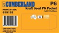 Envelope 618162 Moist  Seal No 6 Seed 135 x 80mm Kraft Box 1000