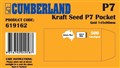 Envelope Moist  Seal No 7 Seed 145 x 90mm Kraft Box 500 619162