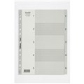 Bantex A4 Polypropylene Dividers 15 Grey discontinued