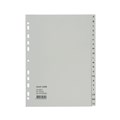 D Bantex A4 Polypropylene Dividers AZ GreyNOW 6286