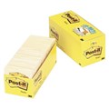 PostIt Notes 65418CP 73 x 73mm Canary Yellow Cabinet Pack Pack 18