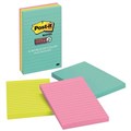 Post It 6603SSMIA Lined Super Sticky Notes 101 x 152mm Miami Pack 3 discontinued