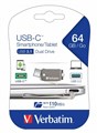 Verbatim 65745 USBC 31 Smartphone  Tablet Dual Drive 64GB