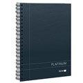 Spirax 401 Platinum Notebook A5 200 Page Black