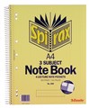 Spirax 599 3 Subject Notebook A4 300 Page