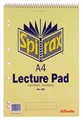 Spirax 905 Lecture Pad A4 140 Page Top Open