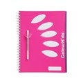 Colourhide Note Book 1719609F A4  5 Subject 250 Page Pink discontinued