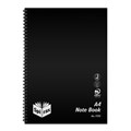 Spirax P595 PP Notebook A4 120 Page Side Open Black 5605800