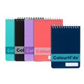 ColourHide 1715499MJ Pocket Notebook 96 Page Pack 5 Assorted