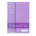 ColourHide 1719419M Notebook A4 120 Page Purple
