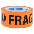 Cumberland 7188 Fragile Tape 46mics 48mm x 66m Orange Pack 6