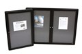 Nobo Notice Board 14016270 1 Door CharcoalBlack Each