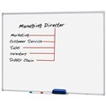 Quartet Penrite Slimline Whiteboard Vitreous Porcelain 1200 x 900mm