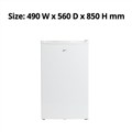 Nero Bar Fridge Freezer 125L White
