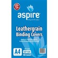 Leathergrain Binding Covers A4 300gsm Navy Blue Pack 100BCL300N100