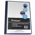 Display Book NP9623 A4 20 Pocket with Insertable Cover Black