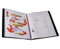 Marbig 2008802 Display Book A3 Black 20 Pocket Insertable Cover