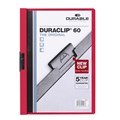 Durable 220903 Duraclip Document File 60 Sheet A4 Red