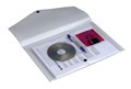 Marbig 2015512 Document Wallet with Button CD DVD Disk Holder FC Clear