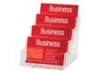 Esselte 70841 Business Card Holder 4 Pocket Clear