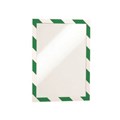 Durable 4944131 Sign Holders Security A4 Green  White Pack 2