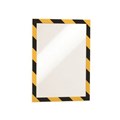 Durable 4944130 Sign Holders Security A4 Yellow  Black Pack 2
