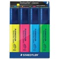 Staedtler 364 WP4 Textsurfer Classic Highlighters Assorted Wallet 4
