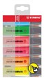 Stabilo Boss 706 Highlighter Assorted Wallet 6