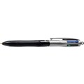 Bic 4 Colour Grip Pro Retractable Ballpoint Medium Pen Black Blue Red Green9950