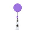 Rexel 9855019 ID Soft Touch Card Holder Retractable Purple discontinued