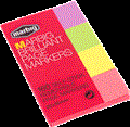 Marbig 1811105 Page Markers 20 x 50mm Brilliant Pack 160 DISCONTINUED