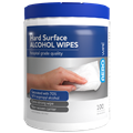 Sanitising Alcohol Wipes Aerowipe Tub 100 AW7700