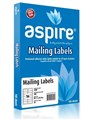 Aspire Address Labels Laser Inkjet 991 x 34mm 16 Per Sheet Pack 100