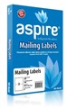 Aspire Address Labels Laser Inkjet 1996 x 1435mm 2 Per sheet Pack 100