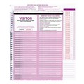 Zions CVSFR Visitors Pass Register 250 Slips